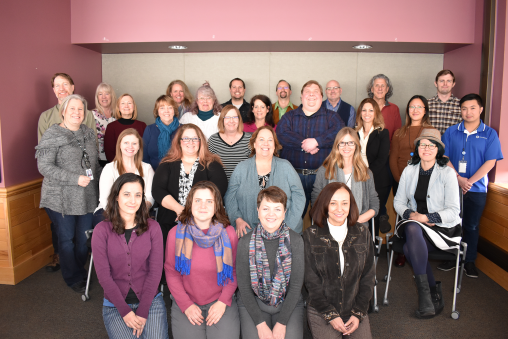 CCCOnline staff in rows